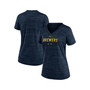 Women's Navy Milwaukee Brewers Authentic Collection Velocity Practice Performance V-Neck T-shirt