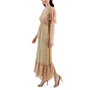Women's Paris Printed Side-Cut-Out Maxi Dress