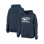 Women's Navy Penn State Nittany Lions Rock n Roll Super Oversized Pullover Hoodie