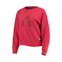 Women's Red Arizona Diamondbacks Carrie Pullover Sweatshirt
