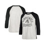 Women's Gray Arizona Diamondbacks City Connect Retro Daze Ava Raglan 3/4-Sleeve T-shirt