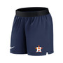Women's Navy Houston Astros Authentic Collection Flex Vent Max Performance Shorts