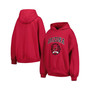 Women's Cardinal Arizona Cardinals Becca Drop Shoulder Pullover Hoodie