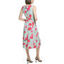 Women's Floral-Print Sleeveless Tie-Waist Dress