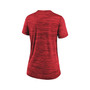 Women's Red Washington Nationals Authentic Collection Velocity Practice Performance V-Neck T-shirt