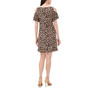 Women's Animal-Print Cold-Shoulder Dress