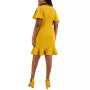 Women's Flutter-Sleeve Sheath Dress