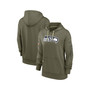 Women's Olive Seattle Seahawks 2022 Salute to Service Performance Pullover Hoodie