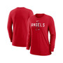Women's Red Los Angeles Angels Authentic Collection Legend Performance Long Sleeve T-shirt