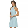 Women's Pleated Halter-Neck Fit & Flare Dress