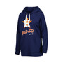Women's Navy Houston Astros Pre-Game Raglan Pullover Hoodie