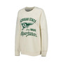 Women's Cream Michigan State Spartans Old Standard Pennant Knobi Raglan Pullover Sweatshirt