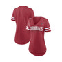 Women's Branded Cardinal Arizona Cardinals Speed Tested V-Neck T-shirt