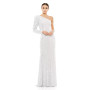 Women's Ieena Sequined One Shoulder Trumpet Gown