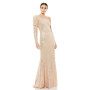 Women's Ieena Sequined One Shoulder Trumpet Gown
