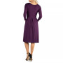 Women's Midi Length Fit and Flare Dress