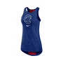 Women's Royal Chicago Cubs Right Mix High Neck Tank Top