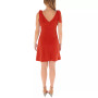Women's Bow-Shoulder A-Line Dress