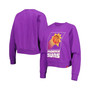 Women's Purple Phoenix Suns Hardwood Classics Ashlyn Raglan Pullover Sweatshirt
