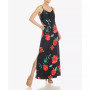 Women's Floral Strap Maxi Dress