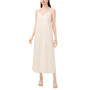Women's Metallic-Stripe Sleeveless Maxi Dress