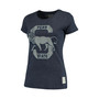 Women's Heather Navy Penn State Nittany Lions Tri-Blend Crew Neck T-shirt