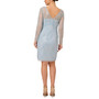 Women's Embellished Long-Sleeve Sheath Dress