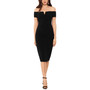 Petite Off-The-Shoulder Bodycon Dress