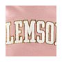 Women's Pink Clemson Tigers La Jolla Fleece Pullover Sweatshirt
