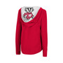 Women's Red Wisconsin Badgers Catalina Hoodie Long Sleeve T-Shirt