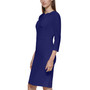 Women's Bow-Neck Scuba Crepe Sheath Dress