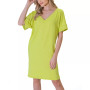 Women's Loose Fit V-neck Above the Knee Dress