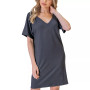 Women's Loose Fit V-neck Above the Knee Dress
