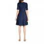 Women's A-Line Dress with Elbow Length Sleeves