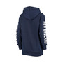 Women's Navy New England Patriots Extra Point Pullover Hoodie