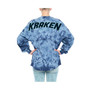 Women's Branded Deep Sea Blue Seattle Kraken Crystal-Dye Long Sleeve T-shirt