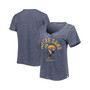 Women's Heather Navy Notre Dame Fighting Irish Guinness V-Neck T-shirt