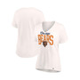 Women's Branded Oatmeal Chicago Bears Motivating Force V-Neck T-shirt