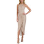 Women's Knot-Neck Tulip-Hem Dress