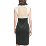 Women's Cutout Colorblocked Sheath Dress