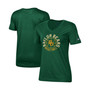 Women's Green Baylor Bears Basketball V-Neck T-shirt
