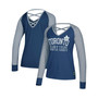Women's Blue Toronto Maple Leafs Contrast Long Sleeve T-shirt