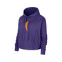 Women's Purple WNBA Logowoman Team 13 Cropped Pullover Hoodie