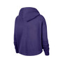 Women's Purple WNBA Logowoman Team 13 Cropped Pullover Hoodie