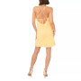 Women's Sleeveless Strappy Back Cowl Neck Dress