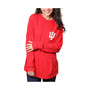 Women's Crimson Indiana Hoosiers The Big Shirt Oversized Long Sleeve T-shirt