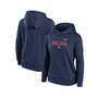 Women's Navy Boston Red Sox Club Angle Performance Pullover Hoodie