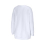 Women's White Philadelphia Eagles Oversized Pullover Sweatshirt