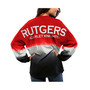 Women's Scarlet Rutgers Scarlet Knights Ombre Long Sleeve Dip-Dyed T-shirt