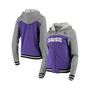 Women's Purple Colorado Rockies French Terry Varsity Full-Zip Hoodie
